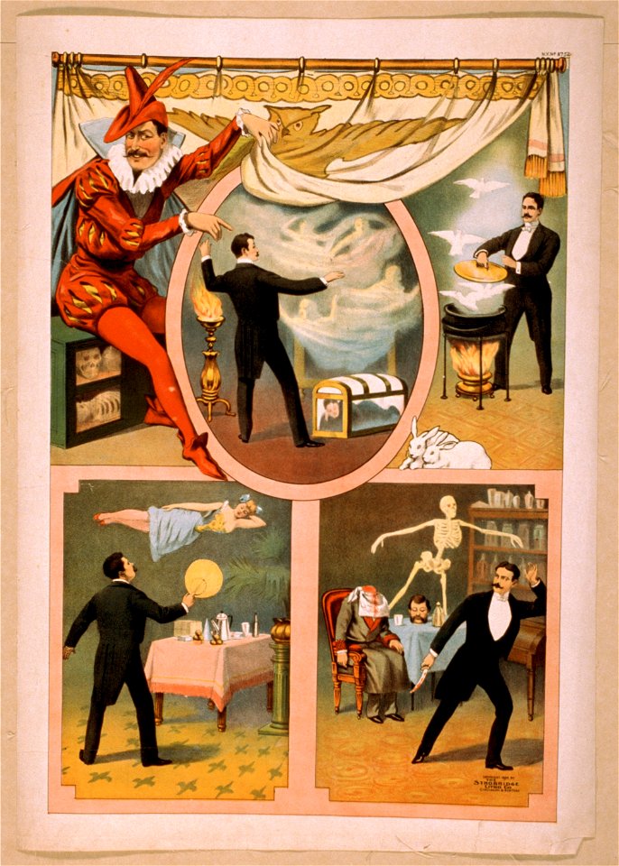 Zan Zig performing in four magic vignettes LCCN2014636961