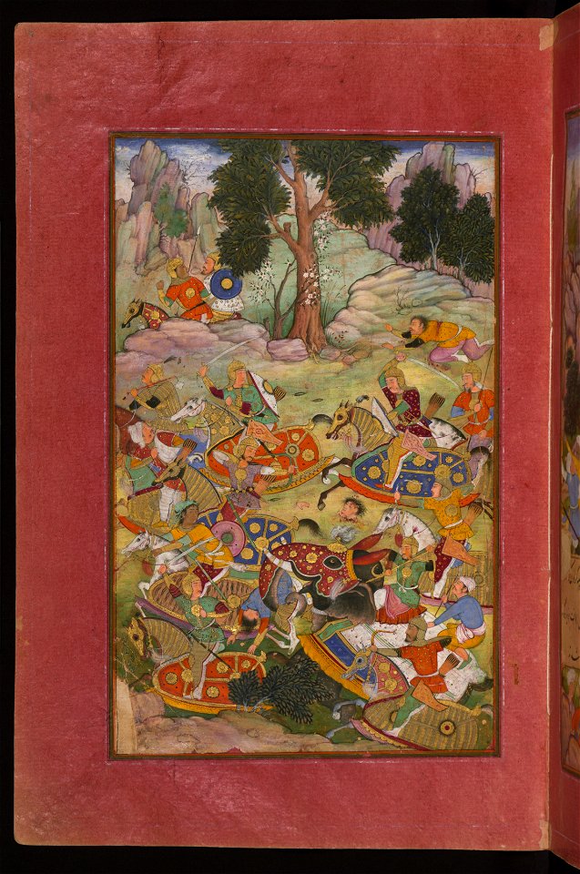 Zahir al-Din Muhammad Babur - The Battle of Panipat - Walters W59614A - Full Page