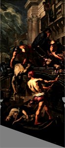 La Peste del 1630 (dettaglio tela destra) - Zanchi