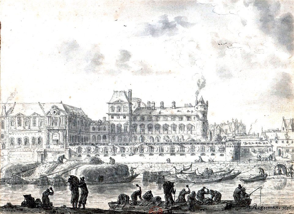 Zeeman 1656 Louvre south facade – Gallica btv1b103031628 2013 (adjusted)