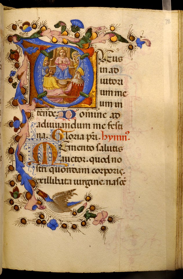 Zanobi di Benedetto Strozzi - Leaf from Adimari Book of Hours - Walters W76778R - Open Obverse