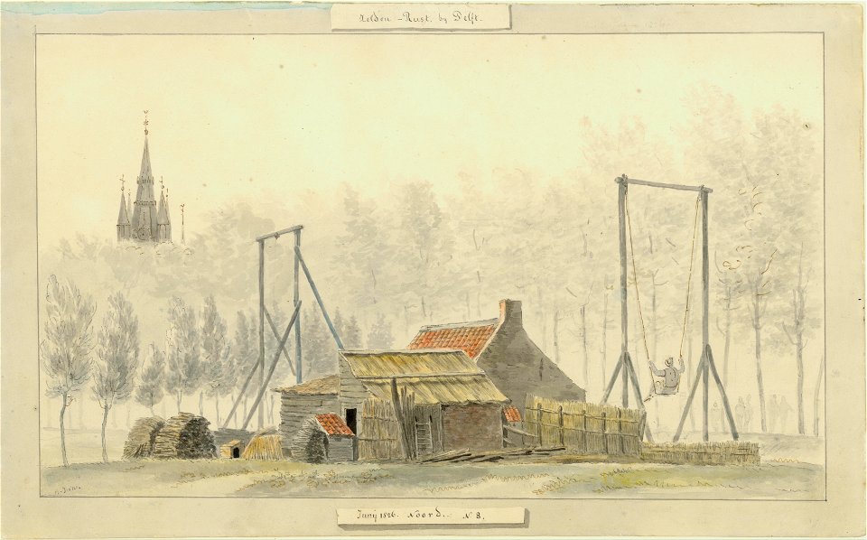 Zelden Rust bij Delft, Balthasar Jooss, SA Delft, inv.nr. 69207