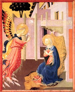 Zanobi Strozzi - The Annunciation - WGA21944. Free illustration for personal and commercial use.