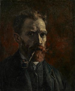 Zelfportret met pijp - s0158V1962 - Van Gogh Museum
