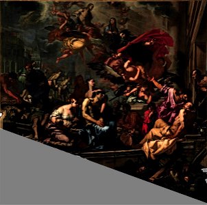 La Peste del 1630 (dettaglio tela sinistra) - Zanchi