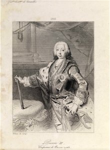 Zar Peter III Radierung