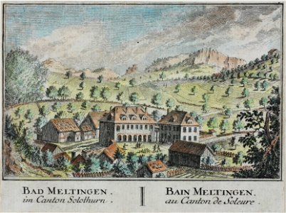 Zentralbibliothek Solothurn - BAD MELTINGEN im Canton Solothurn l BAIN MELTINGEN au Canton de Soleure - a0242