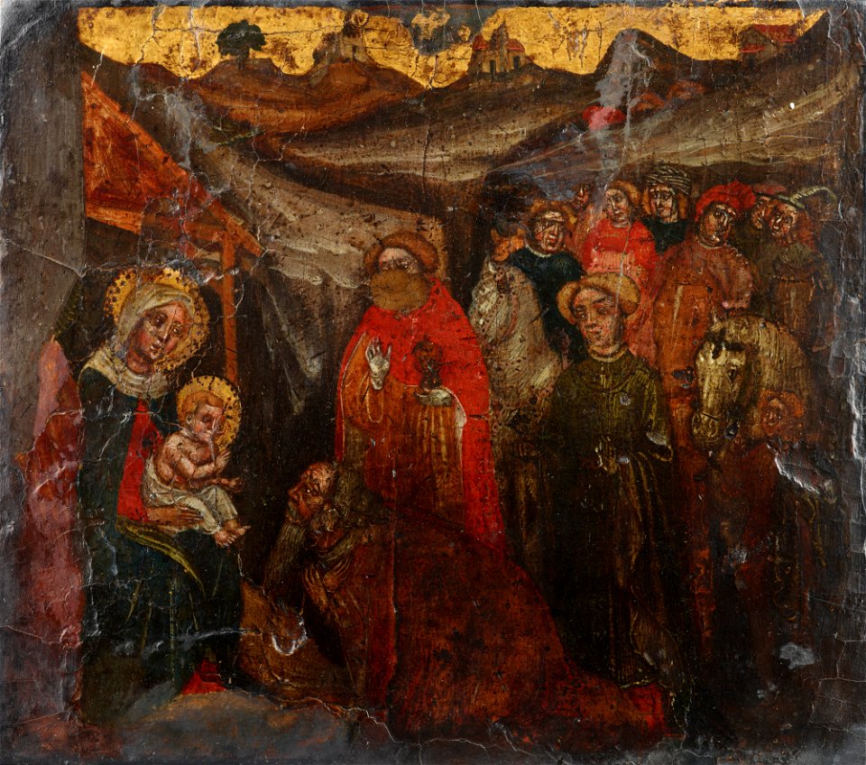 Zanino di Pietro (ca 1380-1385-1448) - Adoration of the Magi - MNK XII-A-55 - National Museum Kraków