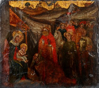 Zanino di Pietro (ca 1380-1385-1448) - Adoration of the Magi - MNK XII-A-55 - National Museum Kraków