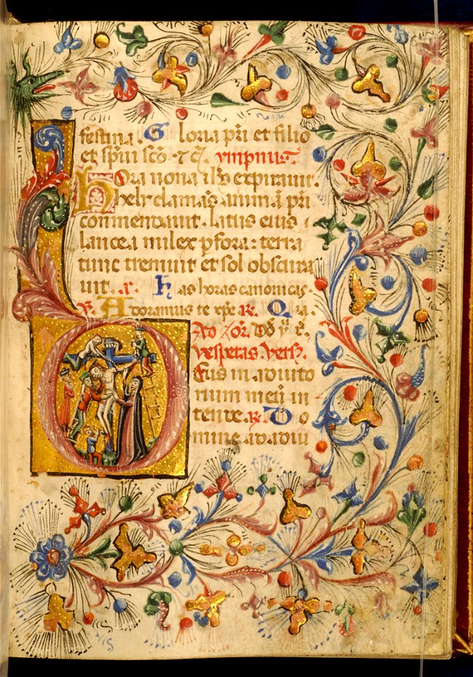 Zanino di Pietro - Leaf from Book of Hours - Walters W32287R - Open Obverse
