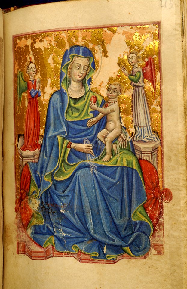 Zanino di Pietro - Leaf from Book of Hours - Walters W322213R - Open Obverse