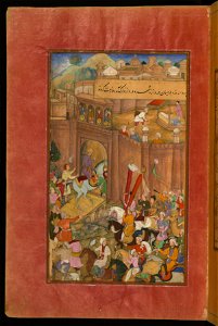 Zahir al-Din Muhammad Babur - Babur Entering Kabul - Walters W59616A - Full Page