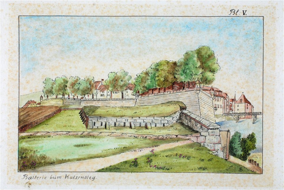 Zentralbibliothek Solothurn - Batterie beim Katzensteg - a0823