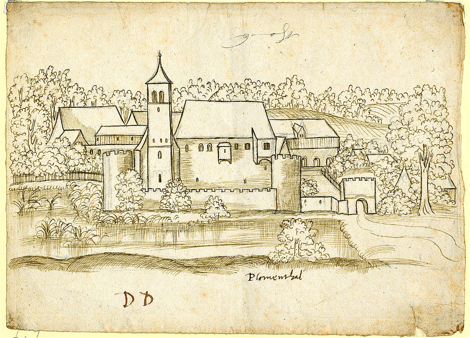 Zeichnung - Schloss Blumenthal - Appian - um 1580