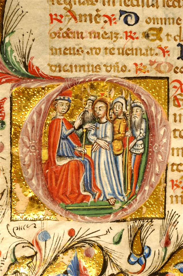 Zanino di Pietro - Leaf from Book of Hours - Walters W32284V - Reverse Detail