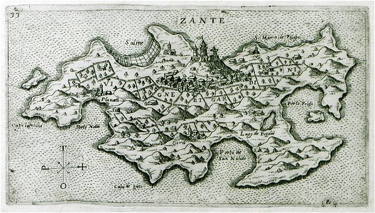Zante - Rosaccio Giuseppe - 1598