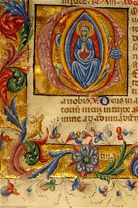Zanino di Pietro - Leaf from Book of Hours - Walters W32262V - Reverse Detail