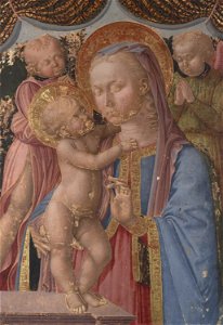 Zanobi Machiavelli - Virgin and Child with Two Angels