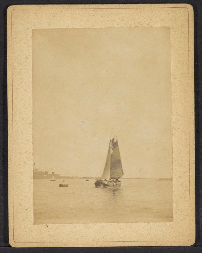 Zeilschip op het IJ (), Afb ANWZ00549000001