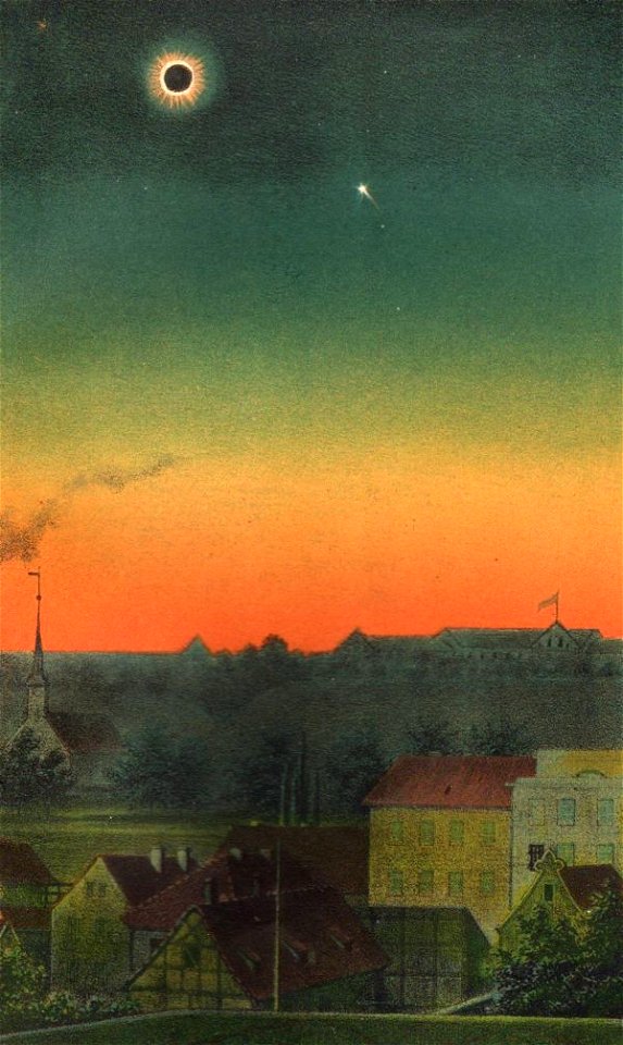 Zaćmienie Słońca - Gdańsk 1851-07-28