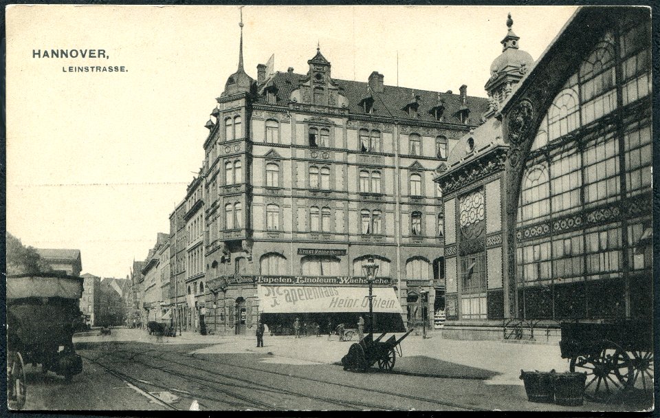 Zedler & Vogel PC 00090 Hannover, Leinstraße. Bildseite