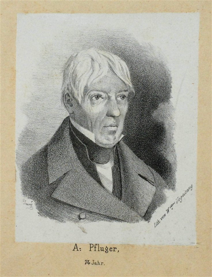 Zentralbibliothek Solothurn - A Pfluger 74 Jahr Von Hand in Tinte unter Tintenlinie Solothurn d 5t Octbr 1853 A Pfluger Apoth - a0500