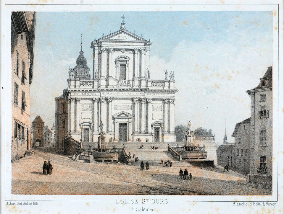 Zentralbibliothek Solothurn - EGLISE ST OURS à Soleure - a0063