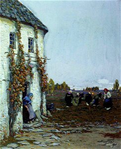 Виктор И. Зарубин - Урожай картофеля (1911)