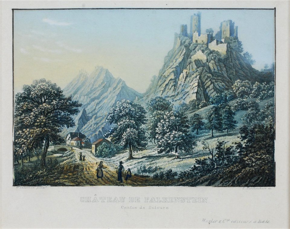 Zentralbibliothek Solothurn - CHATEAU DE FALKENSTEIN Canton de Soleure - a0169