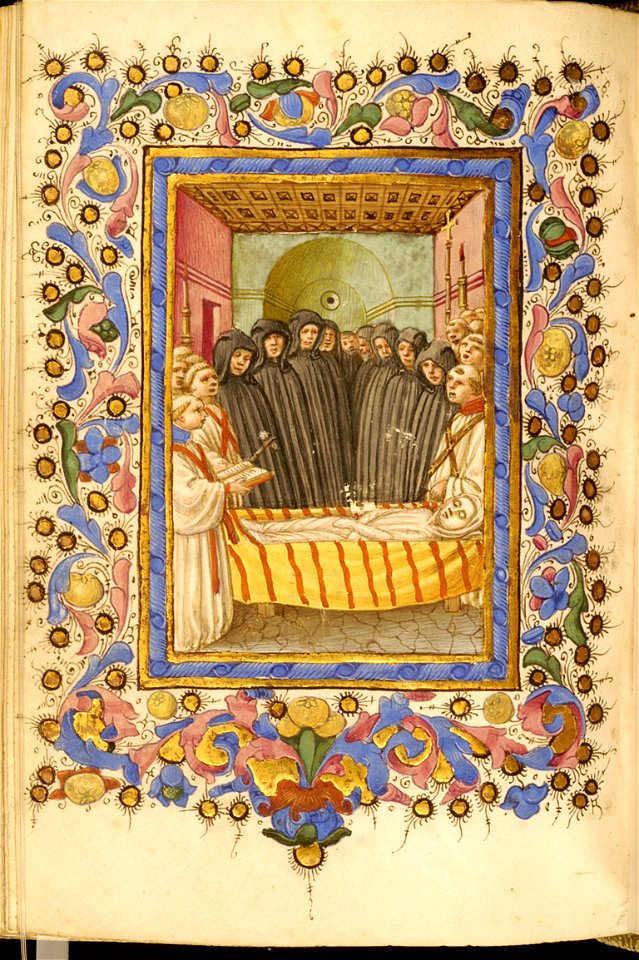 Zanobi di Benedetto Strozzi - Leaf from Adimari Book of Hours - Walters W767204V - Open Reverse