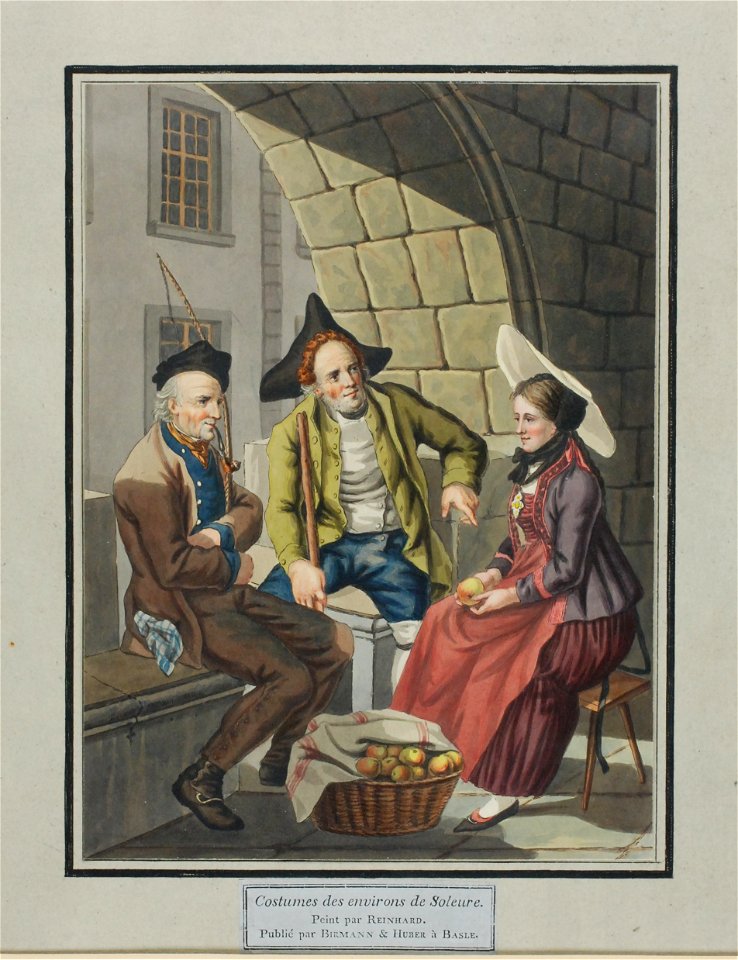 Zentralbibliothek Solothurn - Costumes des environs de Soleure - aa0088