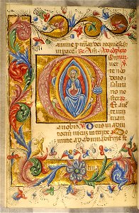Zanino di Pietro - Leaf from Book of Hours - Walters W32262V - Open Reverse