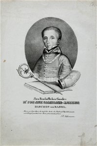 Zentralbibliothek Solothurn - Ihro Bischöflichen Gnaden Hrn JOSANTSALZMANN v LUZERN BISCHOF von BASEL Meinen gnädigen Herrn des täglichen Raths der Stadt und Republik Luzern unterthänigst gewidmet von Ihrem gehorsam - a1079