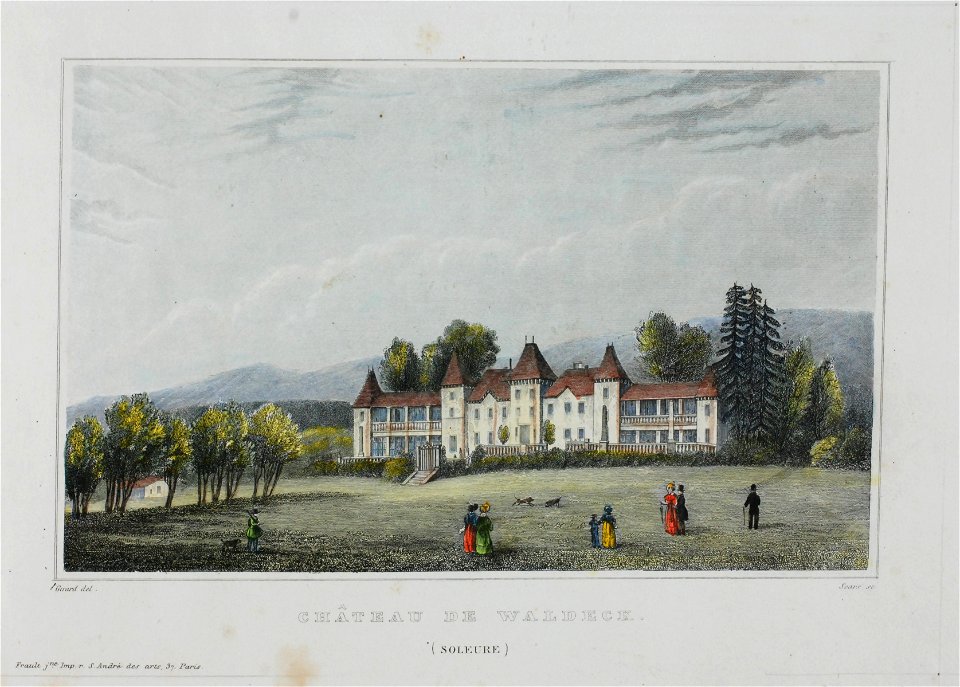 Zentralbibliothek Solothurn - CHÂTEAU DE WALDECK SOLEURE - a0749