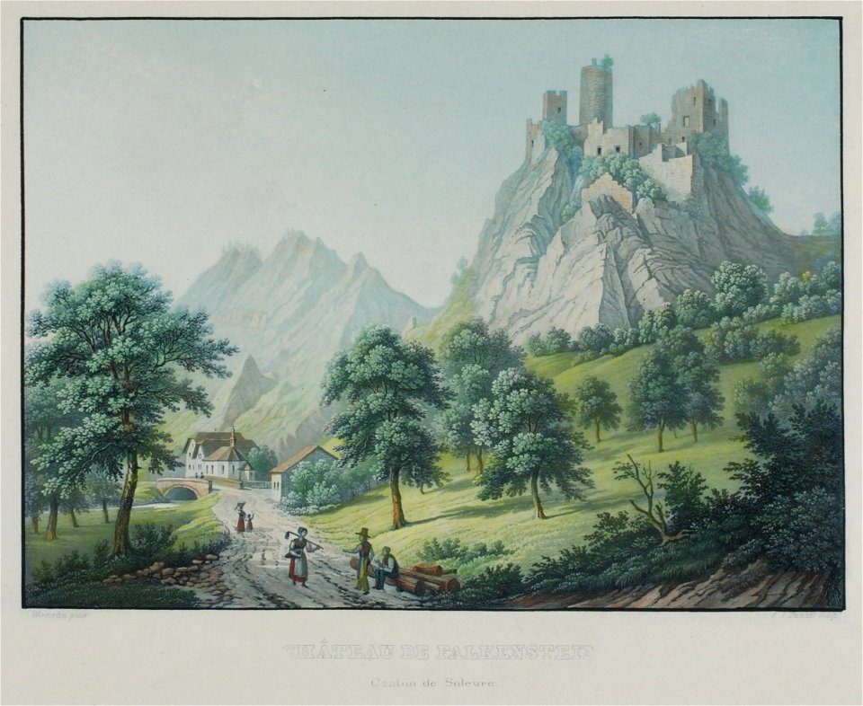Zentralbibliothek Solothurn - CHÂTEAU DE FALKENSTEIN Canton de Soleure - aa0179