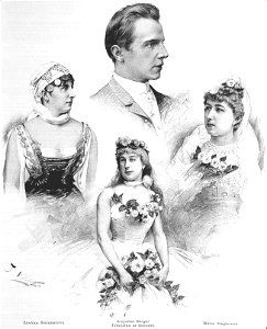 Zdeňka Šemberová a Augustin Berger a Františka ze Schöpfů a Marie Zieglerová - Jan Vilímek