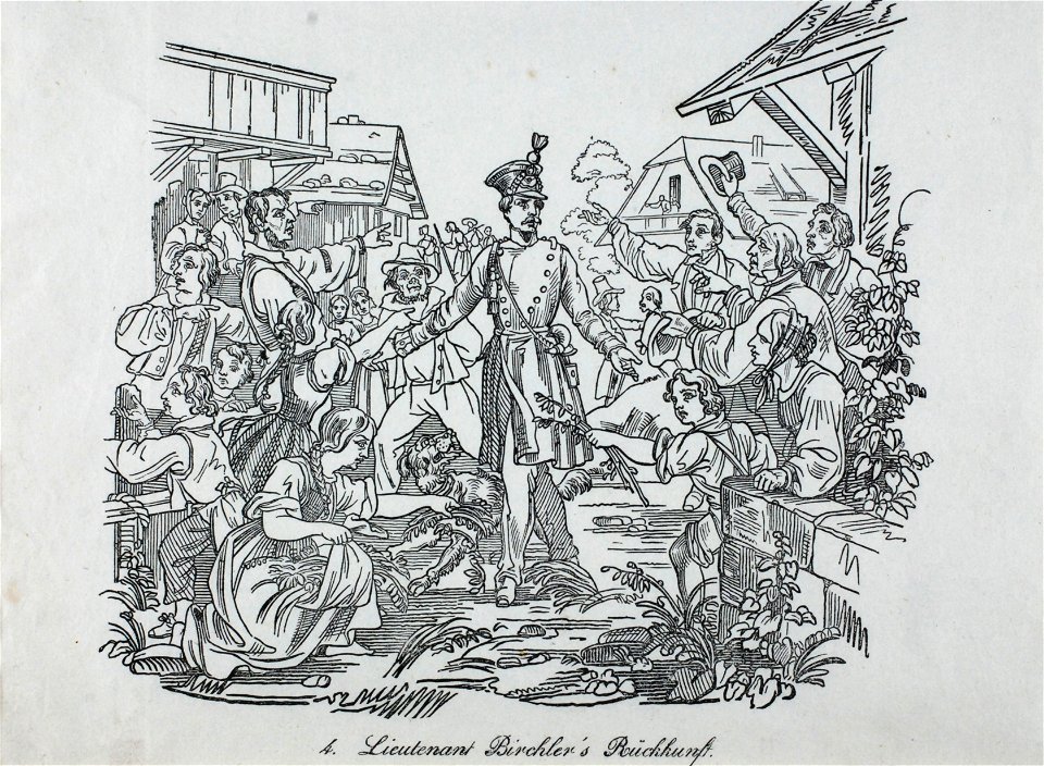 Zentralbibliothek Solothurn - 4 Lieutenant Birchlers Rückkunft - a0511
