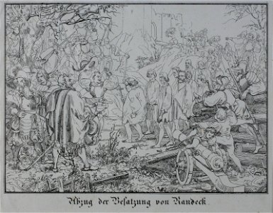 Zentralbibliothek Solothurn - Abzug der Besatzung von Randeck - a0289