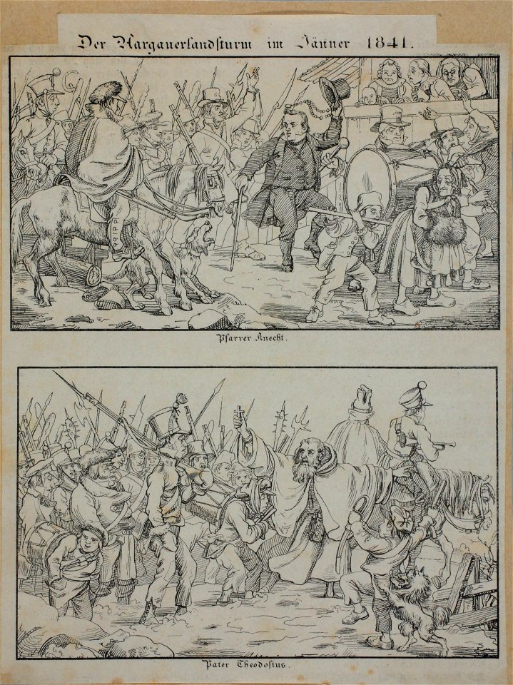 Zentralbibliothek Solothurn - Der Aargauerlandsturm im Jnner 1841 - a0673