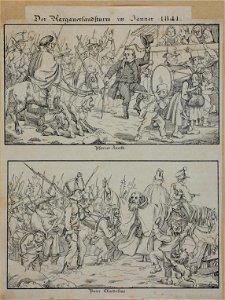 Zentralbibliothek Solothurn - Der Aargauerlandsturm im Jnner 1841 - a0673