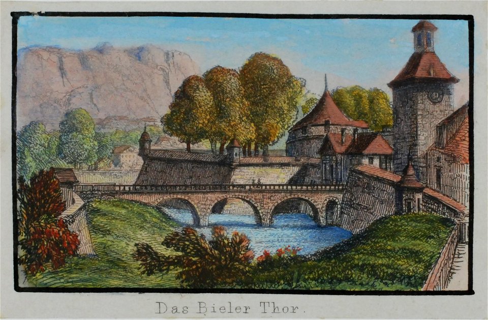 Zentralbibliothek Solothurn - Das Bieler Thor - a0338