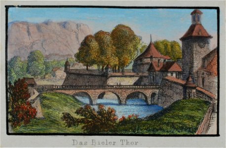 Zentralbibliothek Solothurn - Das Bieler Thor - a0338