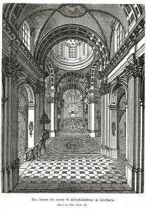 Zentralbibliothek Solothurn - Das Innere der neuen St Ursuskathedrale in Solothurn - a0846