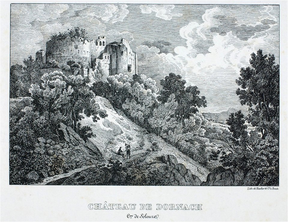 Zentralbibliothek Solothurn - CHÂTEAU DE DORNACH Con De Soleure - a0193