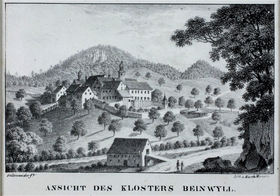Zentralbibliothek Solothurn - ANSICHT DES KLOSTERS BEINWYLL - a0243