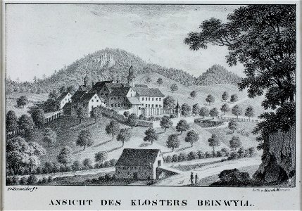 Zentralbibliothek Solothurn - ANSICHT DES KLOSTERS BEINWYLL - a0243