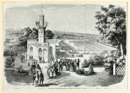 Zentralbibliothek Solothurn - Der Festplatz des eidgenösischen Freischiessens zu Solothurn vom 1 bis 9 Juli - aa0757