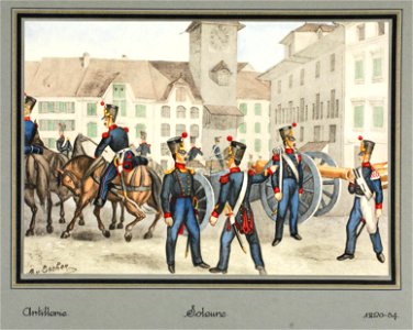 Zentralbibliothek Solothurn - Artillerie Soleure 182034 - aa0488