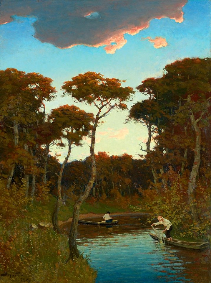 Виктор И. Зарубин - Леса озеро (1911)