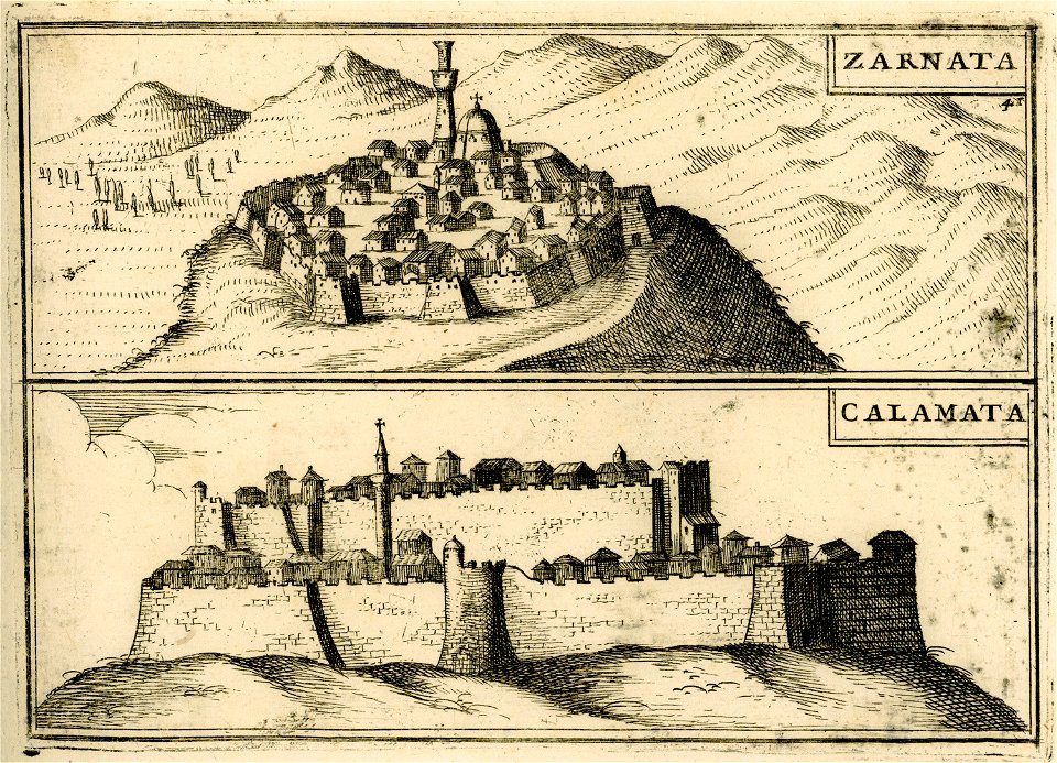 Zarnata Calamata - Coronelli Vincenzo - 1688